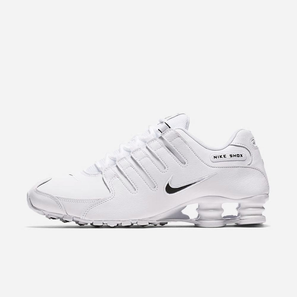 Sneakers Nike Shox NZ Blanche 4371-592 White/Black Homme | GUN-64790641